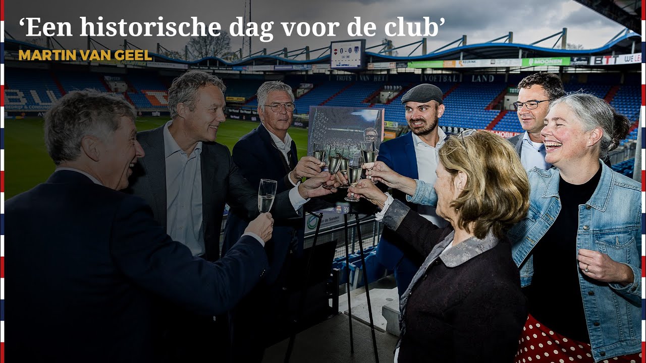 Martin van Geel over aankoop van het Koning Willem II stadion