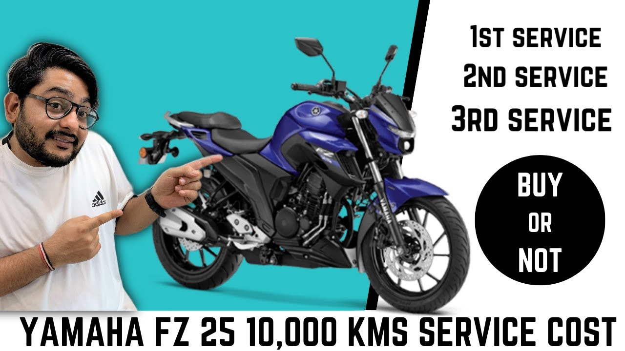 Yamaha Fz25 Service Cost | Service Schedule | First Service | Maintenance Cost | 2021 Model