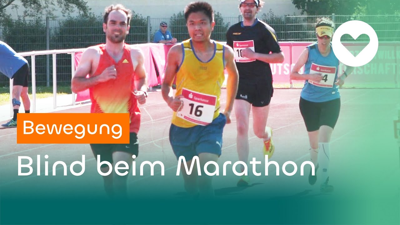 Marathon trotz Sehbehinderung