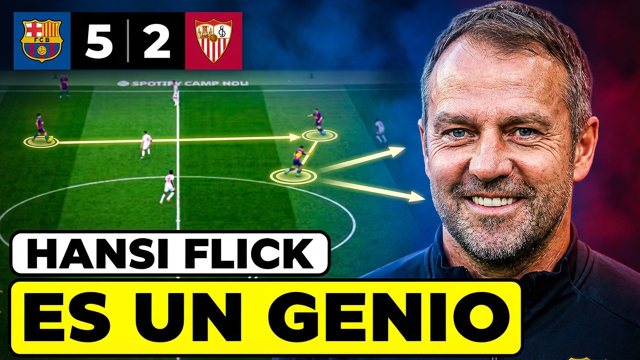 Así el Barça APLASTÓ al Sevilla con el FÚTBOL TOTAL
