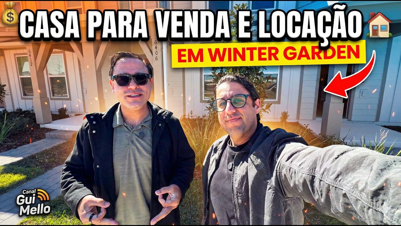 TOUR Townhouse em Hamlin, Winter Garden! Venda ou Locação (Silver Leaf)