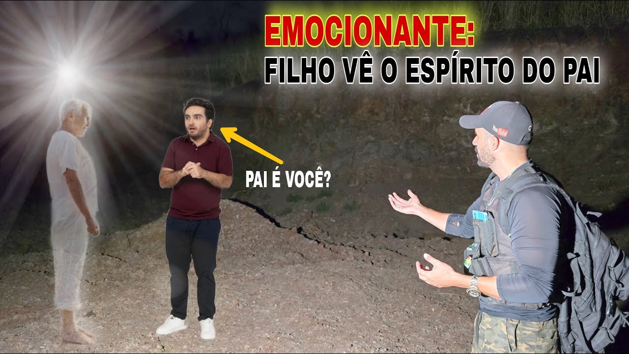 EMOCIONANTE - FILHO VÊ O ESPÍRITO DO PAI NA SUA FRENTE - SPIRITBOX