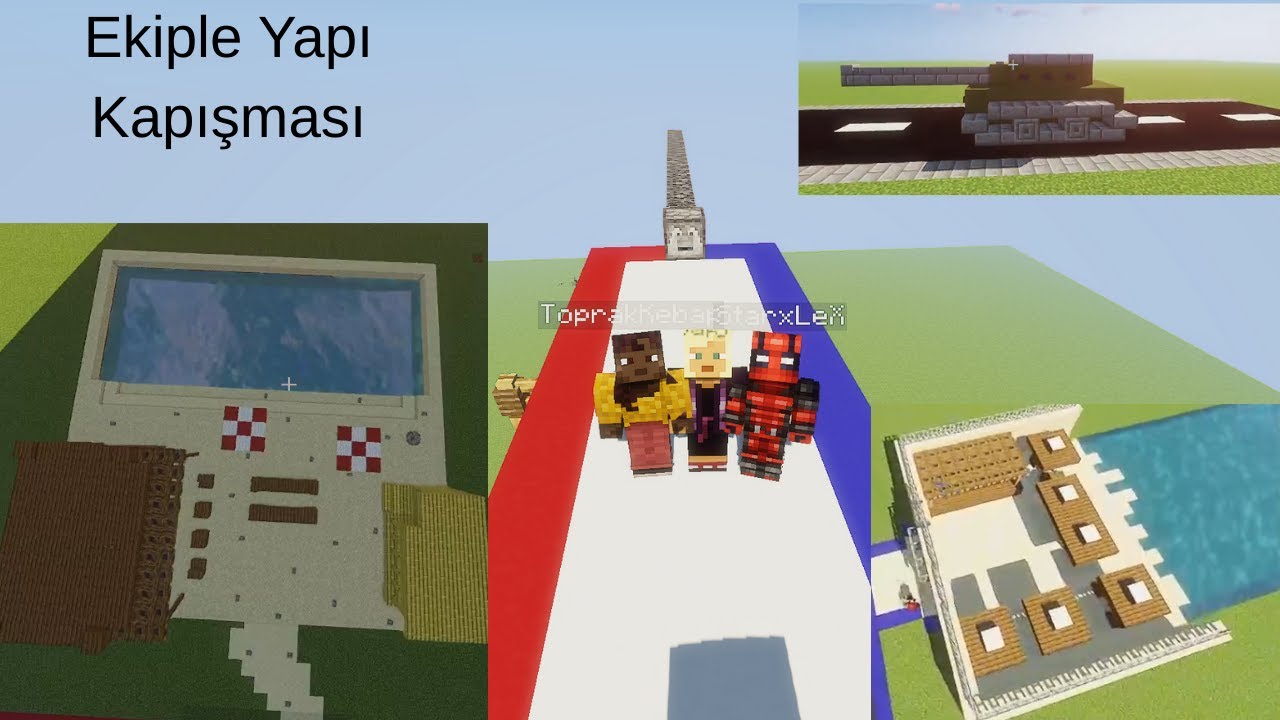 Ekiple Yapı Kapışması(minecraft)