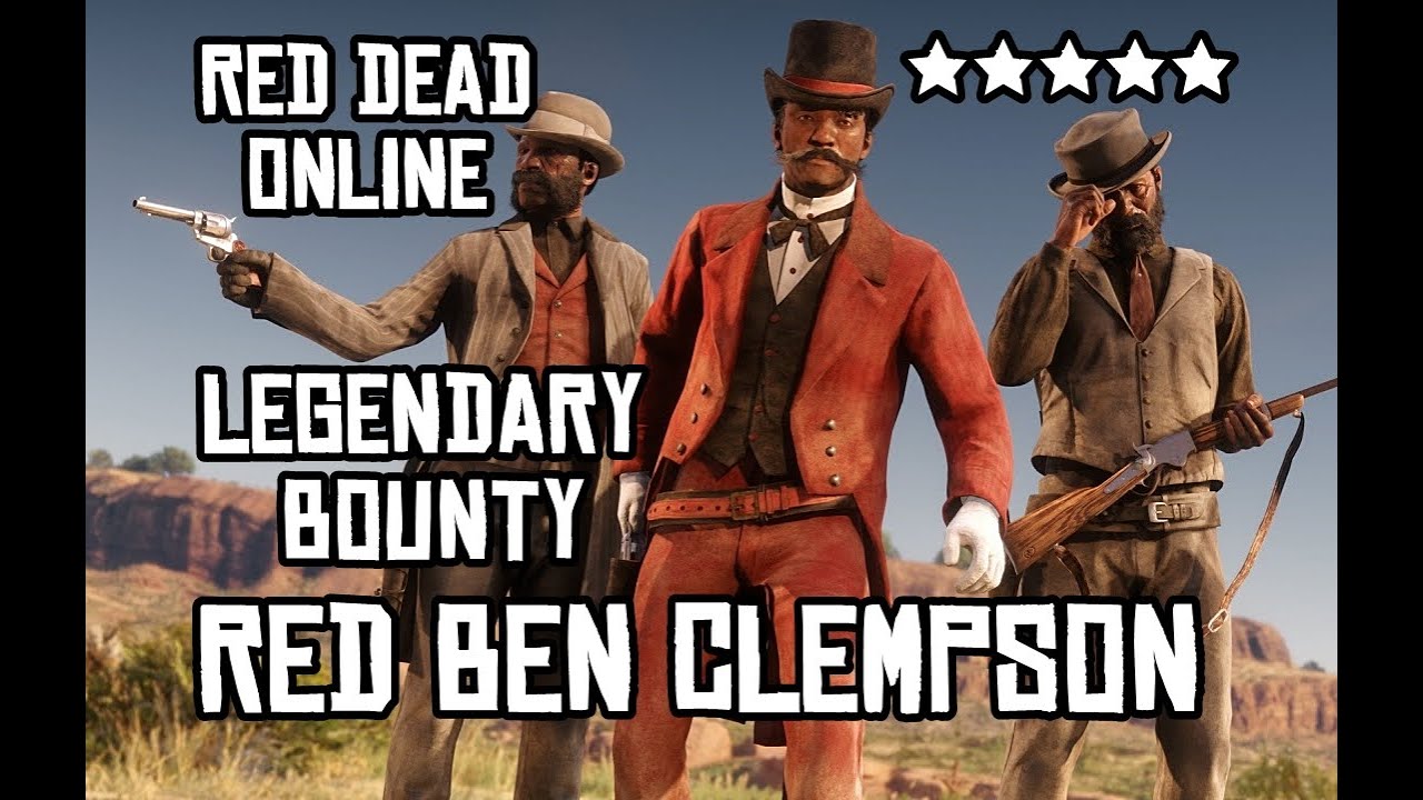 RED DEAD ONLINE TEK BAŞIMA/HİÇ ÖLMEDEN 5 YILDIZ ZORLUK LEGENDARY BOUNTY GÖREVİ #3 - RED BEN CLEMPSON