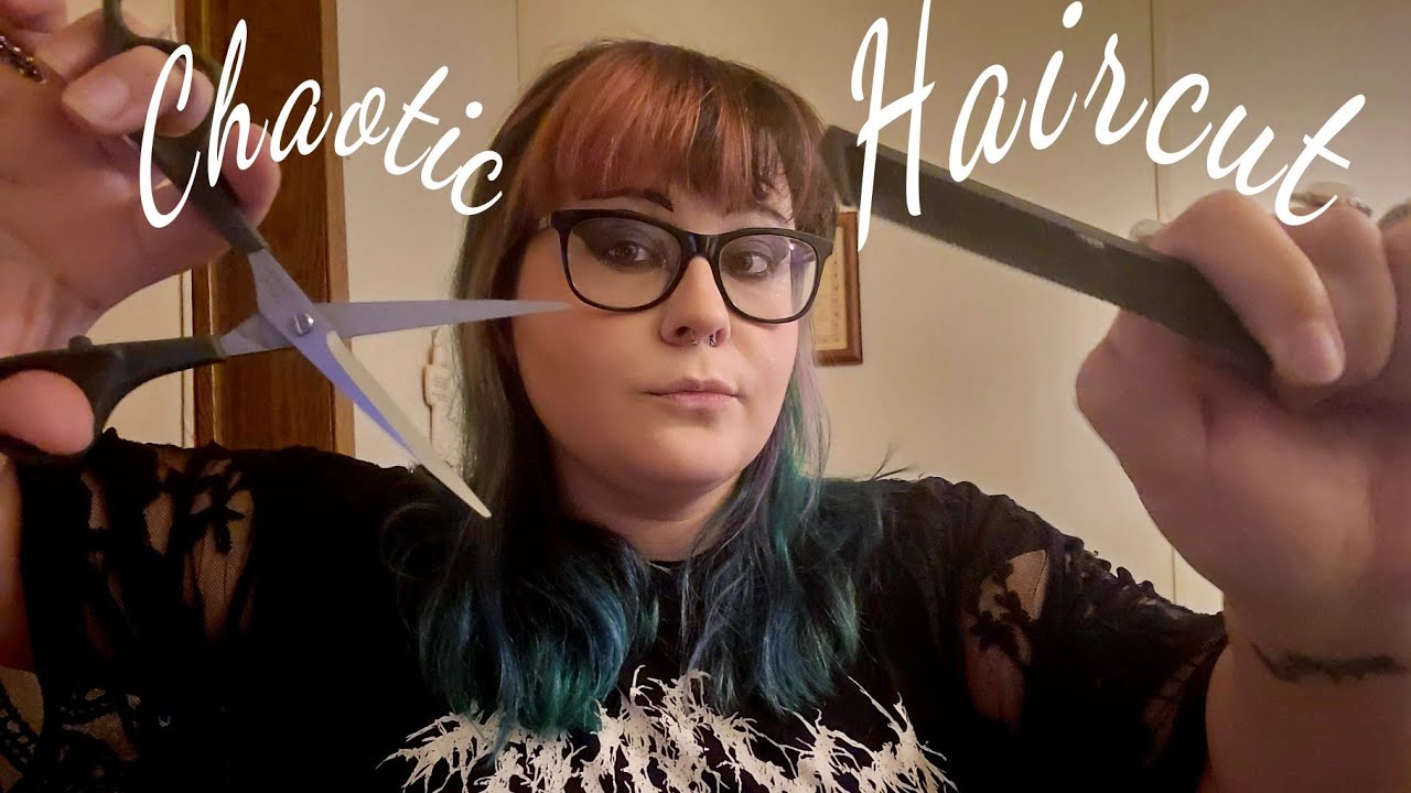 ASMR - Chaotic haircut, hairplay, lice check, and styling ✂️😋 nonsensical tingles 🔦