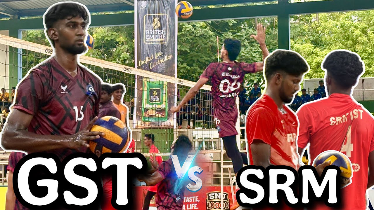 Deceding Set GST Vs SRM University state volleyball championship 2025