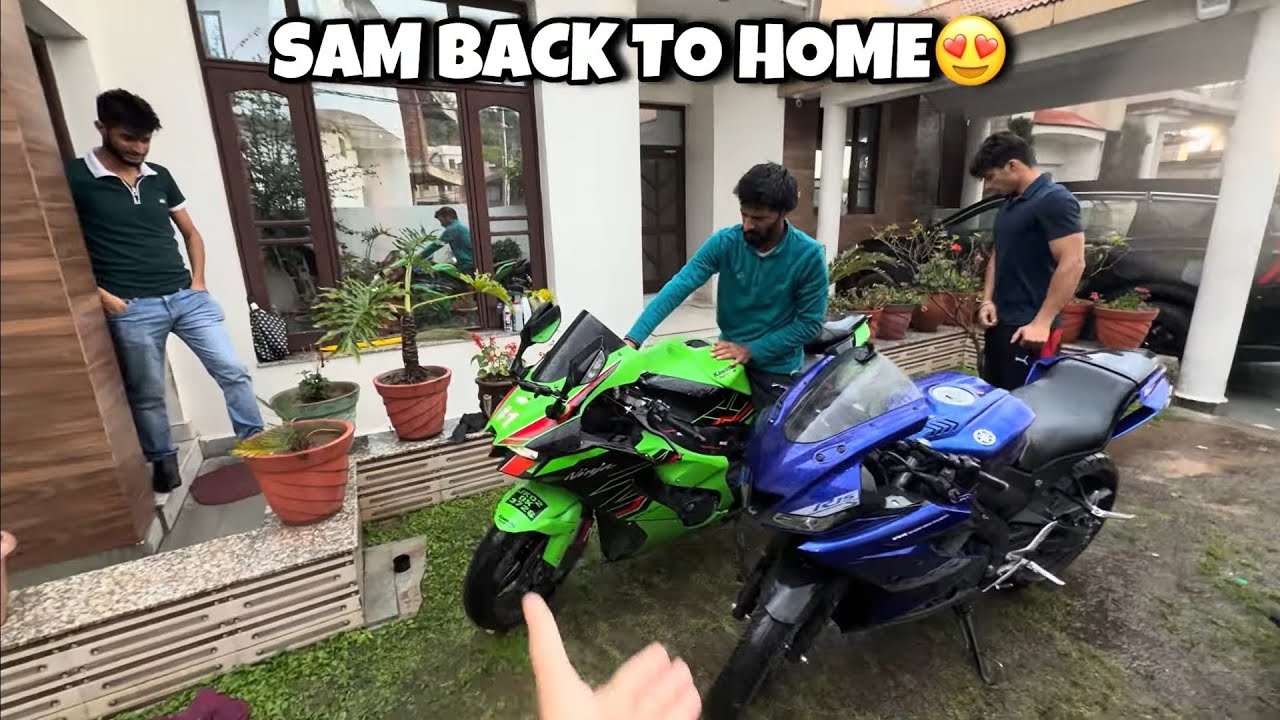 @aalyanvlogs1299 Zx10r BACK TO HOME ?? Fight end with @mehranvlogs9220 