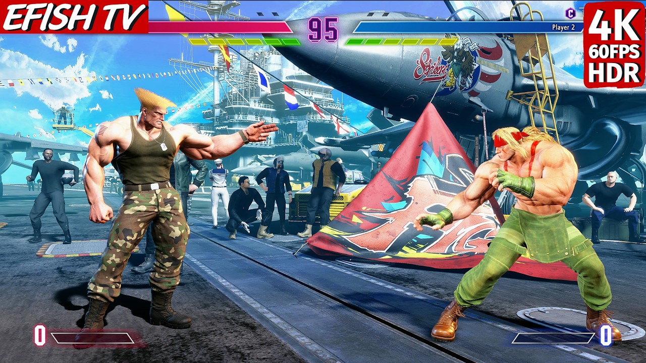 Guile vs Alex (Hardest AI) - Street Fighter 6