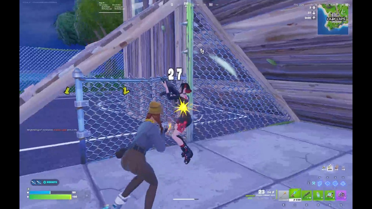 ranking up FORNITE on 280FPS (i got 9 kills)