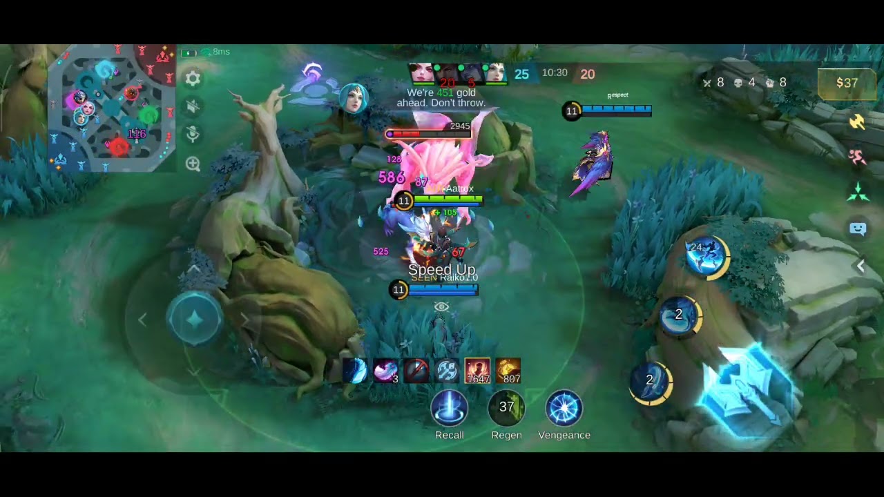 I tried Aamon roamer to see if it works 🤣😇 | Turns out the carry on team 😎 | Mobile Legends #mlbb
