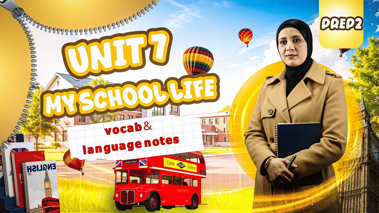 شرح Vocab & Language Notes | Unit 7 | الصف الثاني الإعدادي