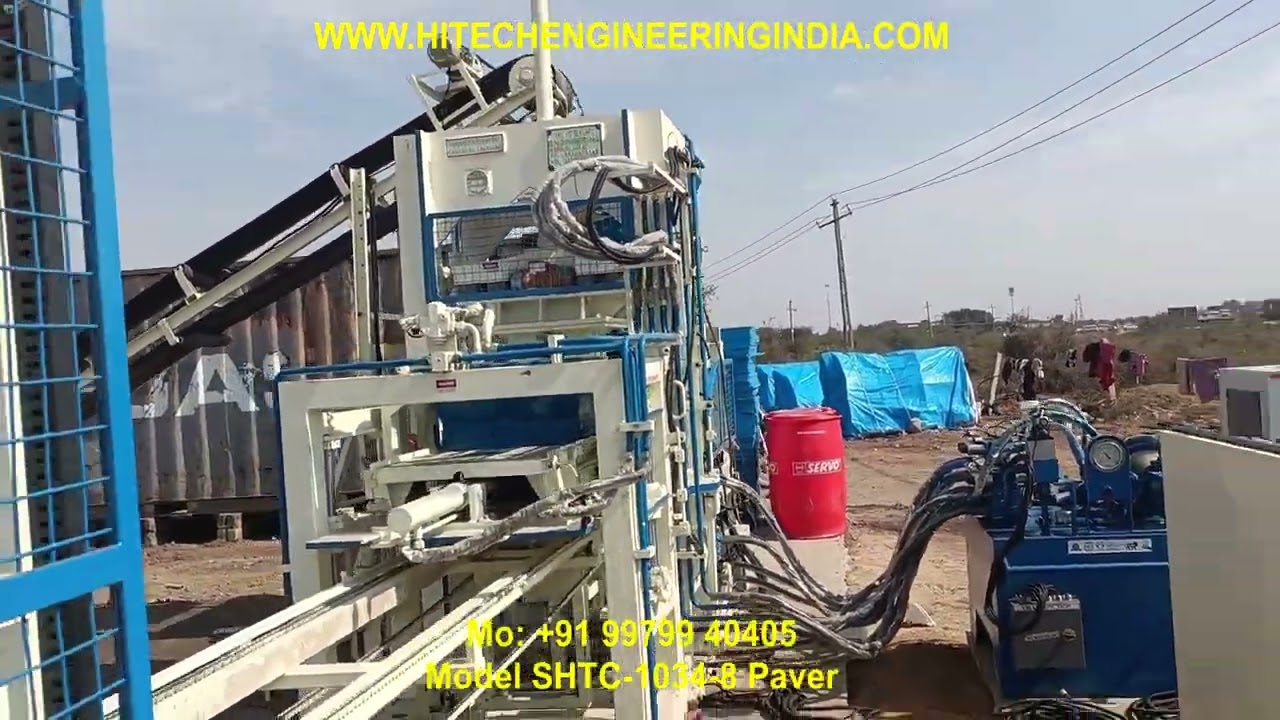 Vibro Press Block Making Machine