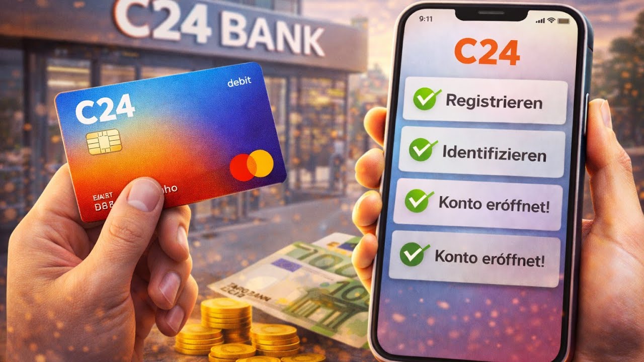 Die C24 Bank Konto er&ouml;ffnen &ndash; Schritt-f&uuml;r-Schritt Anleitung 2026