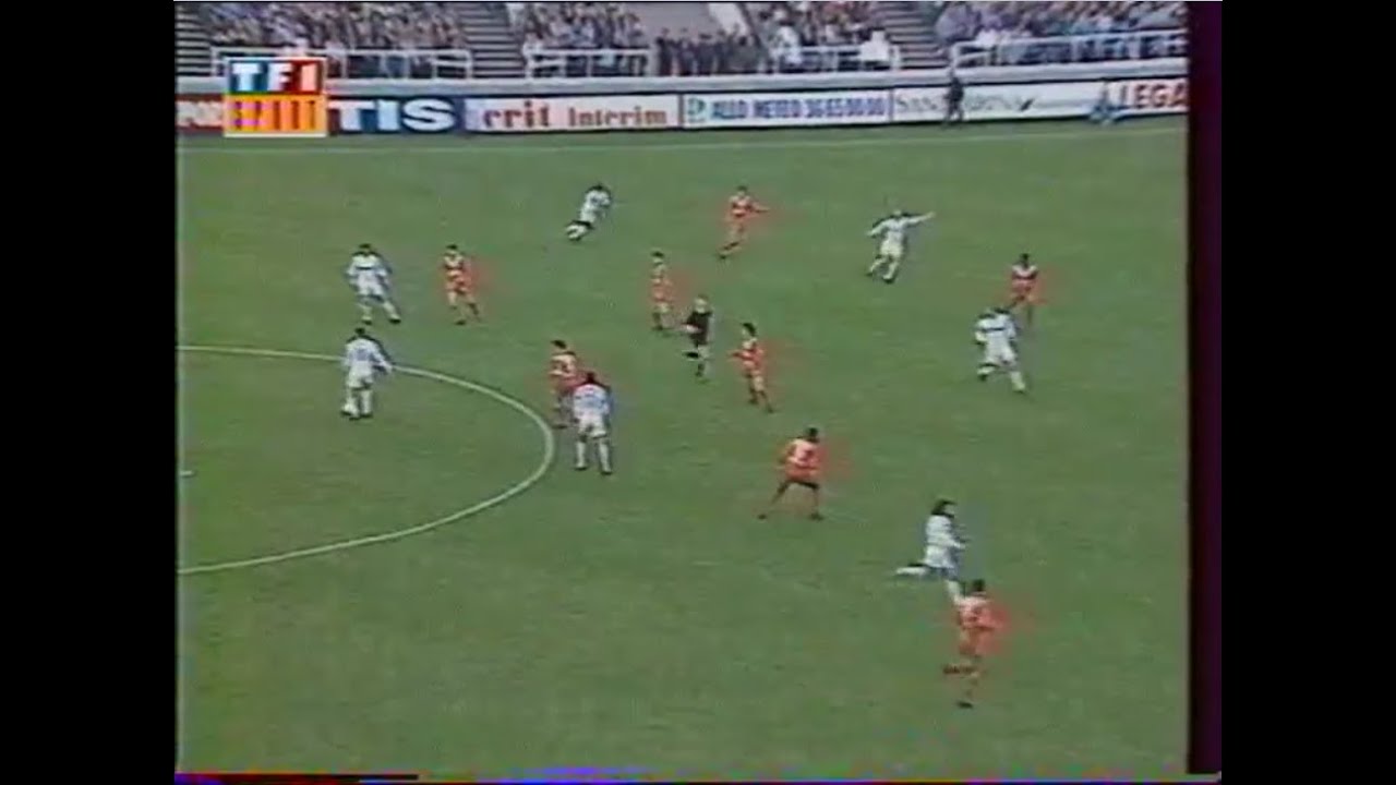 MARSEILLE - LYON- 7-0   (Tous les buts : Division 1 : Saison 1990-1991)