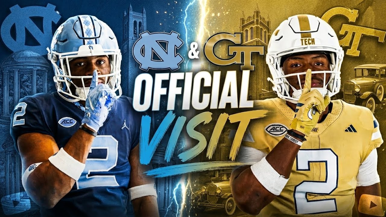 Inside the Official Visit Experience: UNC 🐑 & Georgia Tech 🐝 | Jason Crenshaw Jr.