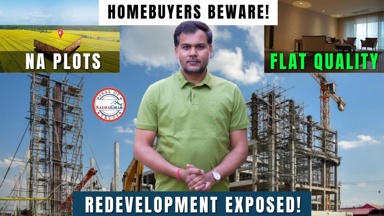 Flat Buying Alert! 🚨 NA Plots, Construction Quality & Redevelopment Explained🔥 #pune #realestate