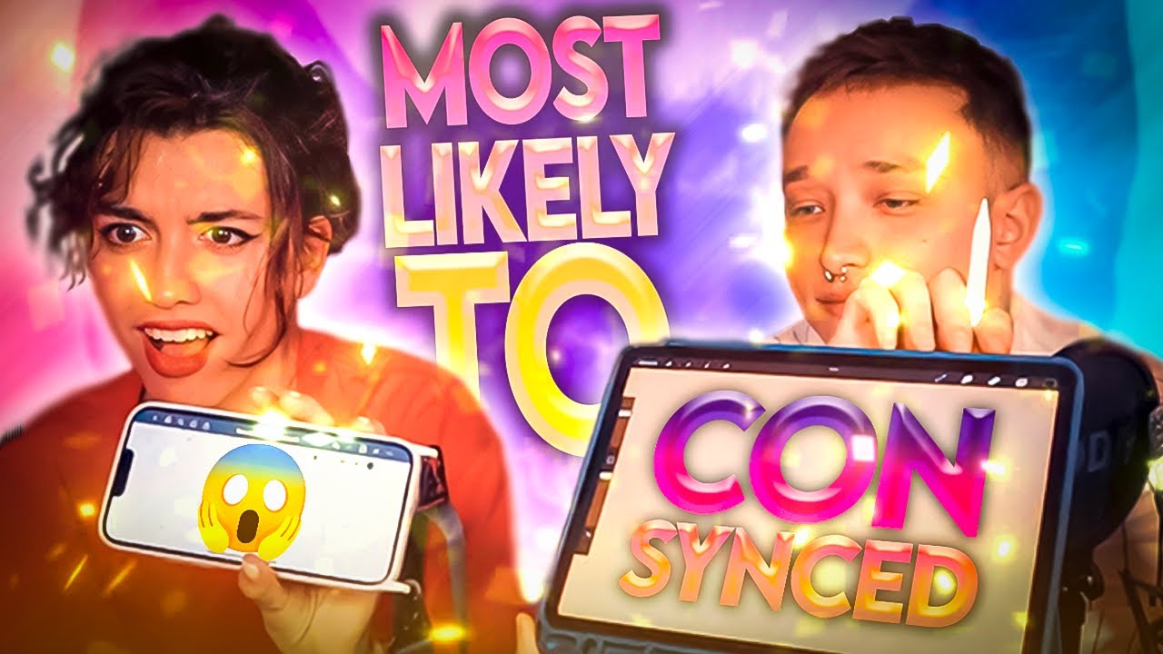 😱 Most Likely To Challenge | Con Synced AKA SynGracia | Elisa Waves