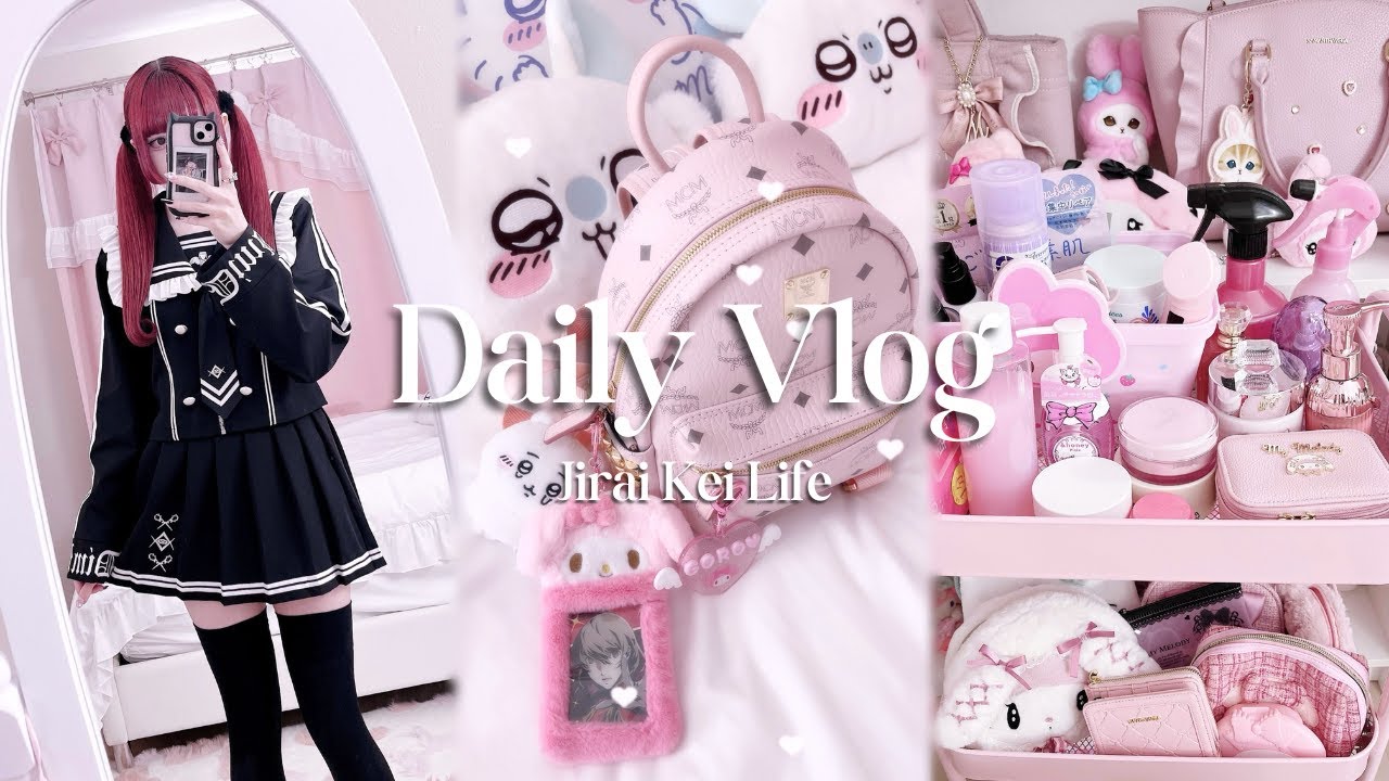 [vlog] cozy week in my life~ mercari jp haul, room decorating, shopping | pink & girly aesthetic