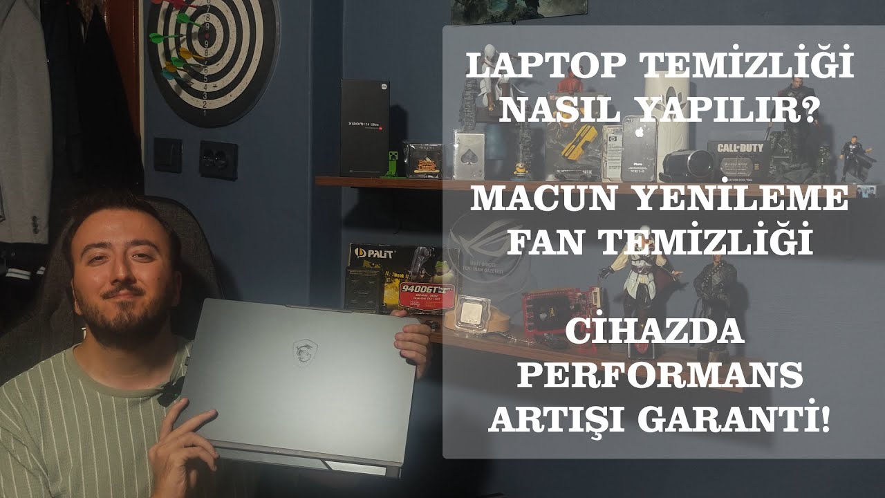 Laptop Temizliği Nasıl Yapılır? | Adım Adım Fan Temizliği ve Macun Değişimi