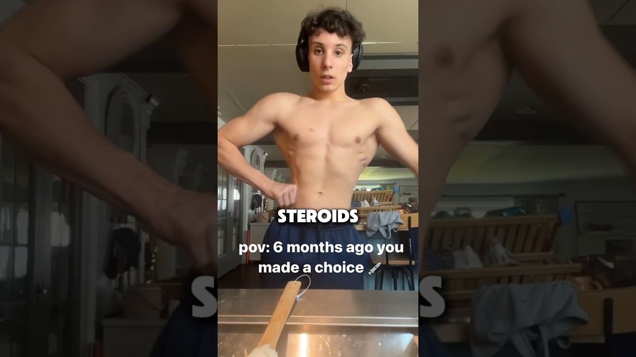 19 Year Old Steroid Transformation 💉 #shorts