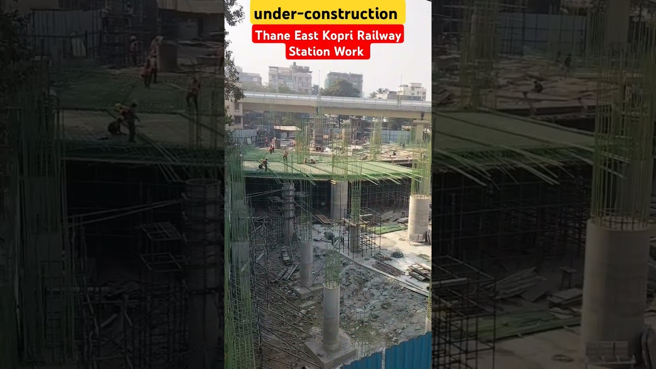 Thane Railway station new Construction 🏗️ Thane East #thanevlog #minivlog