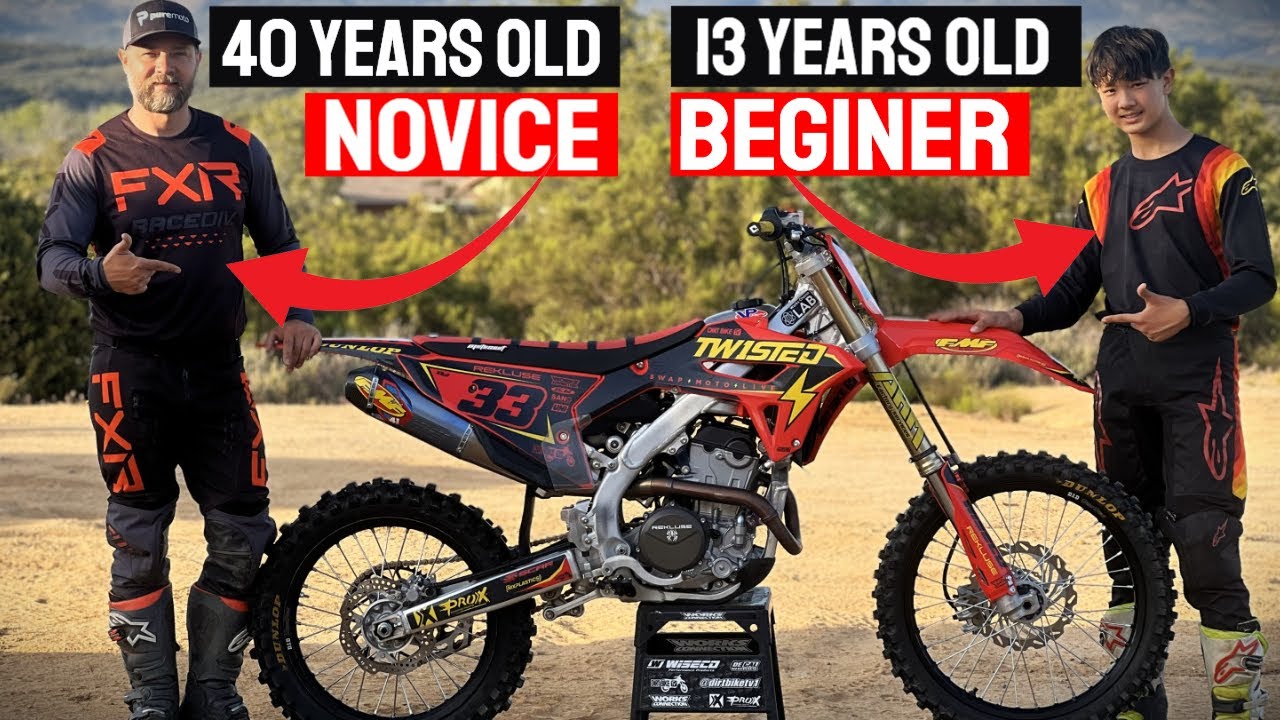 Father & Son test 2024 Honda CRF250r