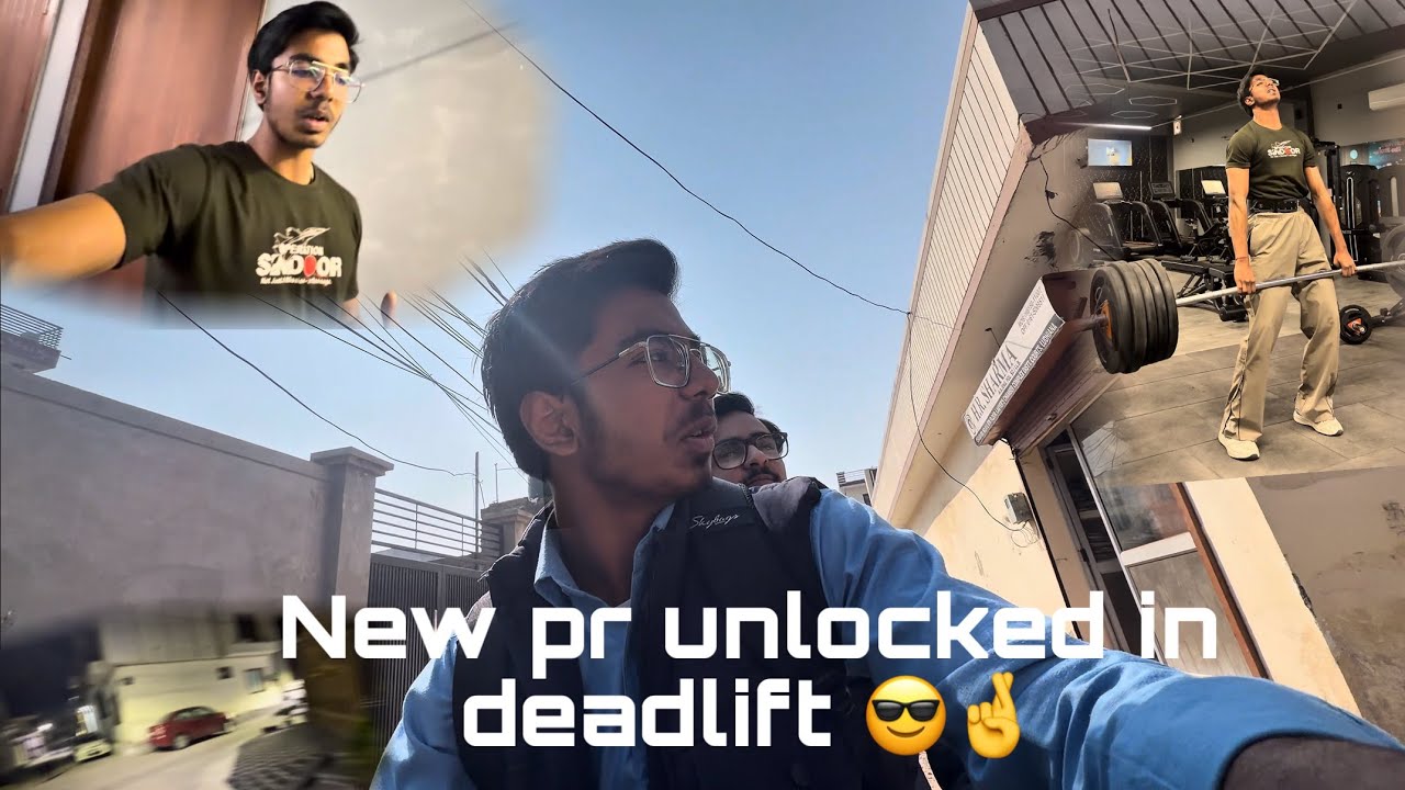 New Deadlift PR unlocked 🔓 Vlog no 112 Watch till the end Subscribe to my channel 🙏❤️