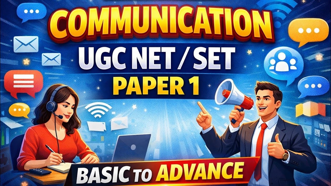 📢 Communication for UGC NET / SET Paper 1 | Basic to Advance | Finova Academy📚