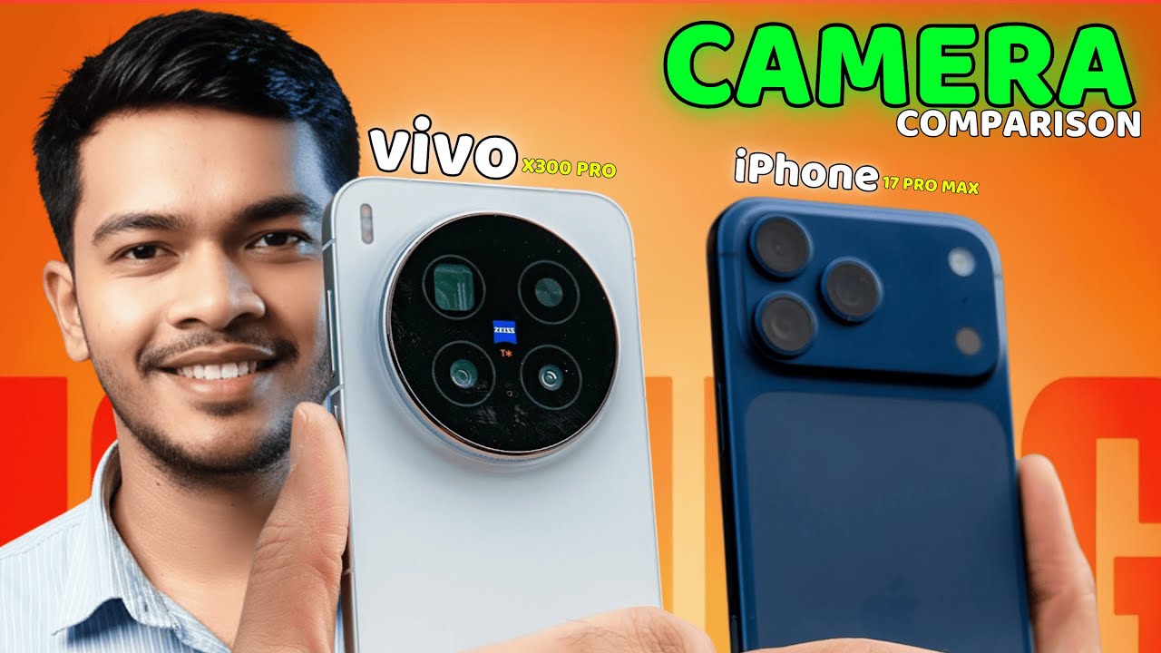 কে আসল ক্যামেরা কিং? – Vivo X300 Pro vs iPhone 17 Pro Max | Best Camera Phone Comparison 2025
