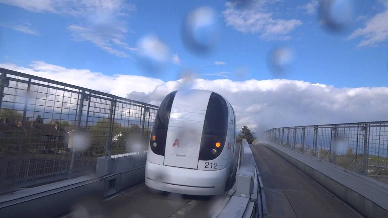 Journey on The Heathrow Pods full ride from Terminal 5  To Business  Car Park B