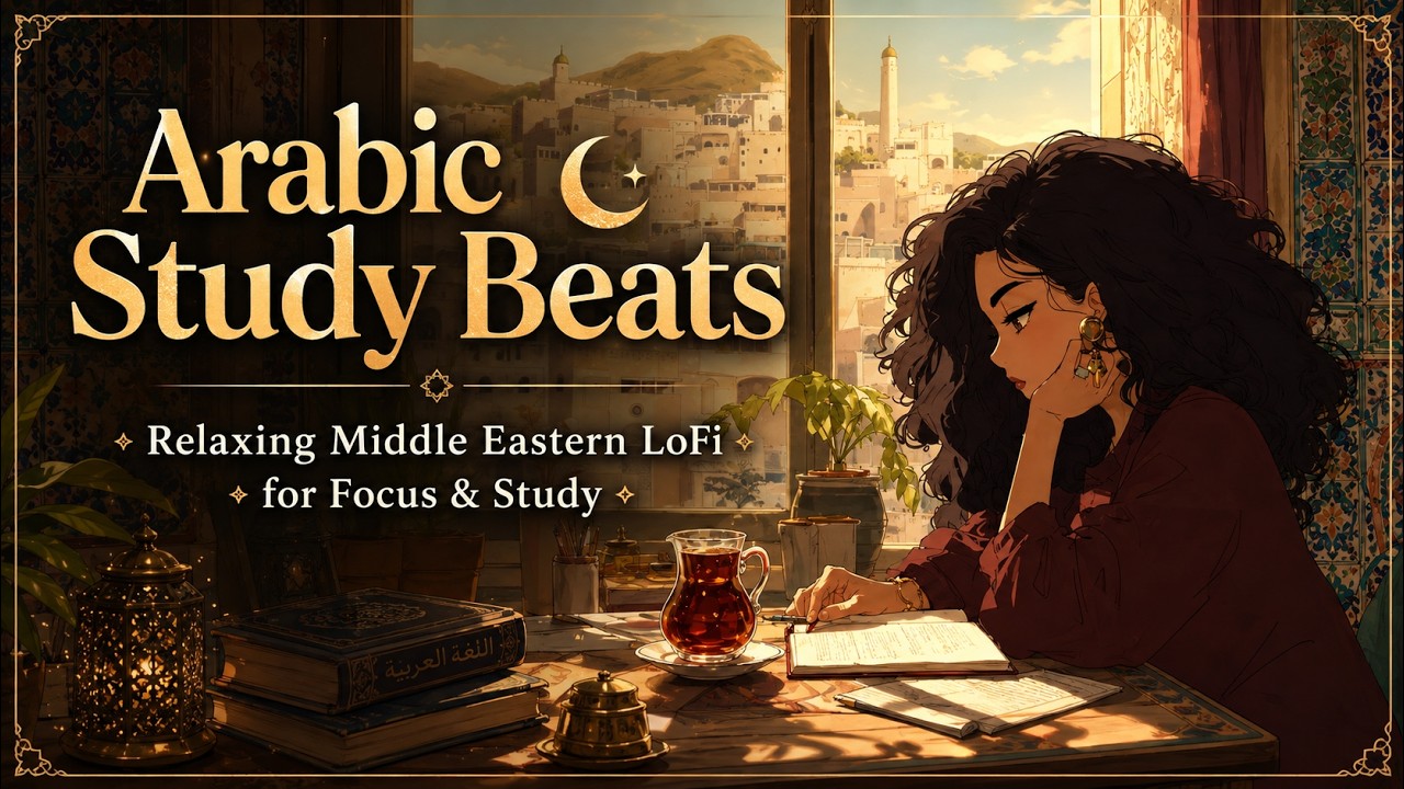 🌙 Arabic Study Beats | Relaxing Middle Eastern LoFi for Focus & Study