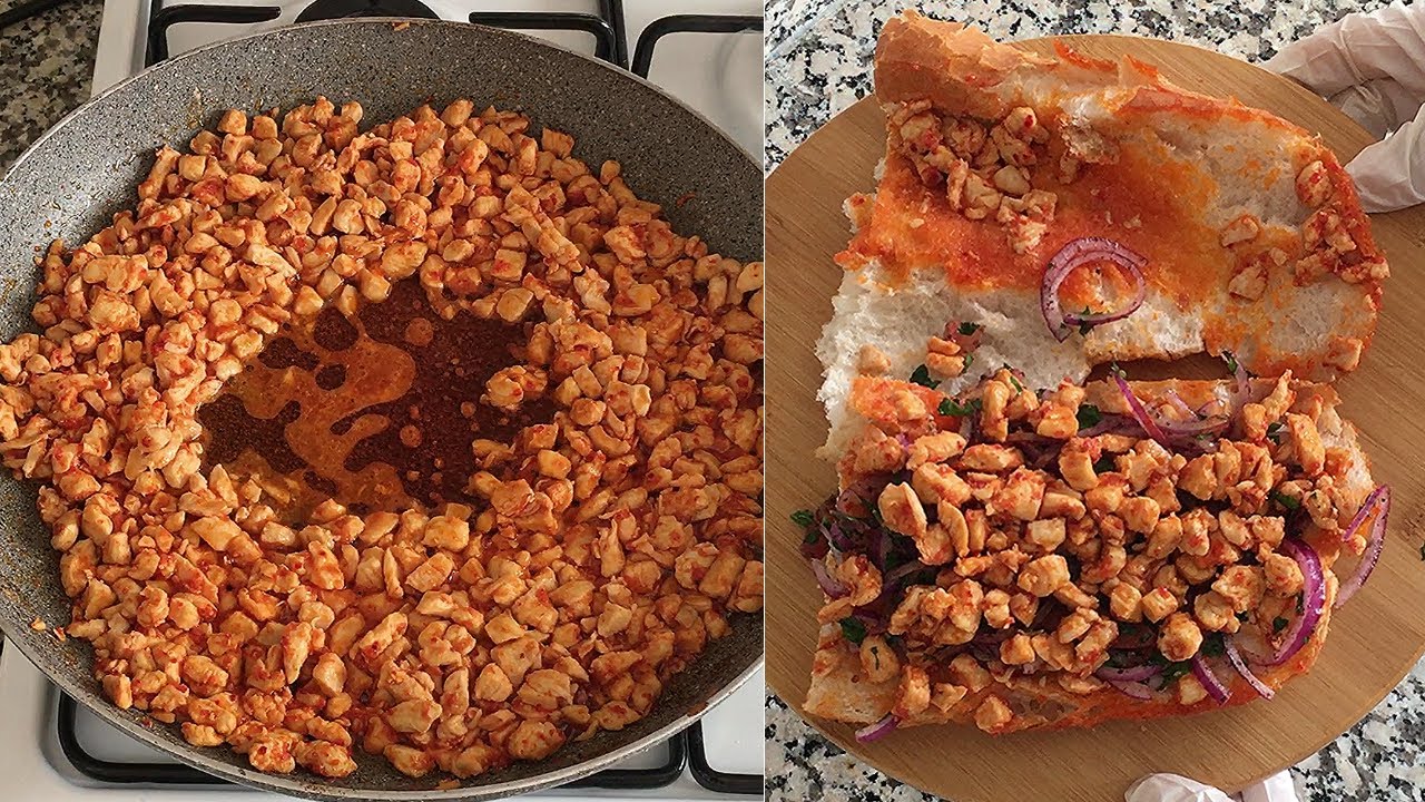 TAVUK TANTUNİ EVDE NASIL YAPILIR?✅İSTER EKMEK ARASI İSTER D&Uuml;R&Uuml;M💯 #tavuk #tantuni