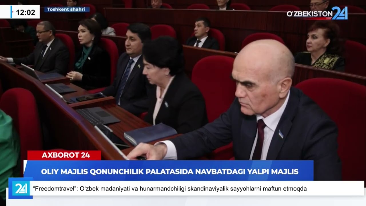 Oliy Majlis Qonunchilik palatasida navbatdagi yalpi majlis I Axborot 24 (04.02.2026)