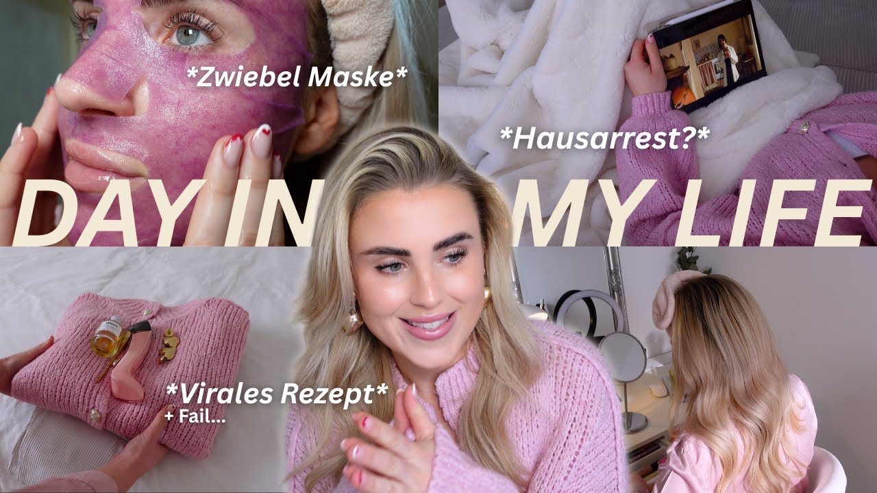 DAY IN MY LIFE | Tag zuhause (Hausarrest), Zwiebelmaske ausprobiert, Virales Rezept geht schief? 😱