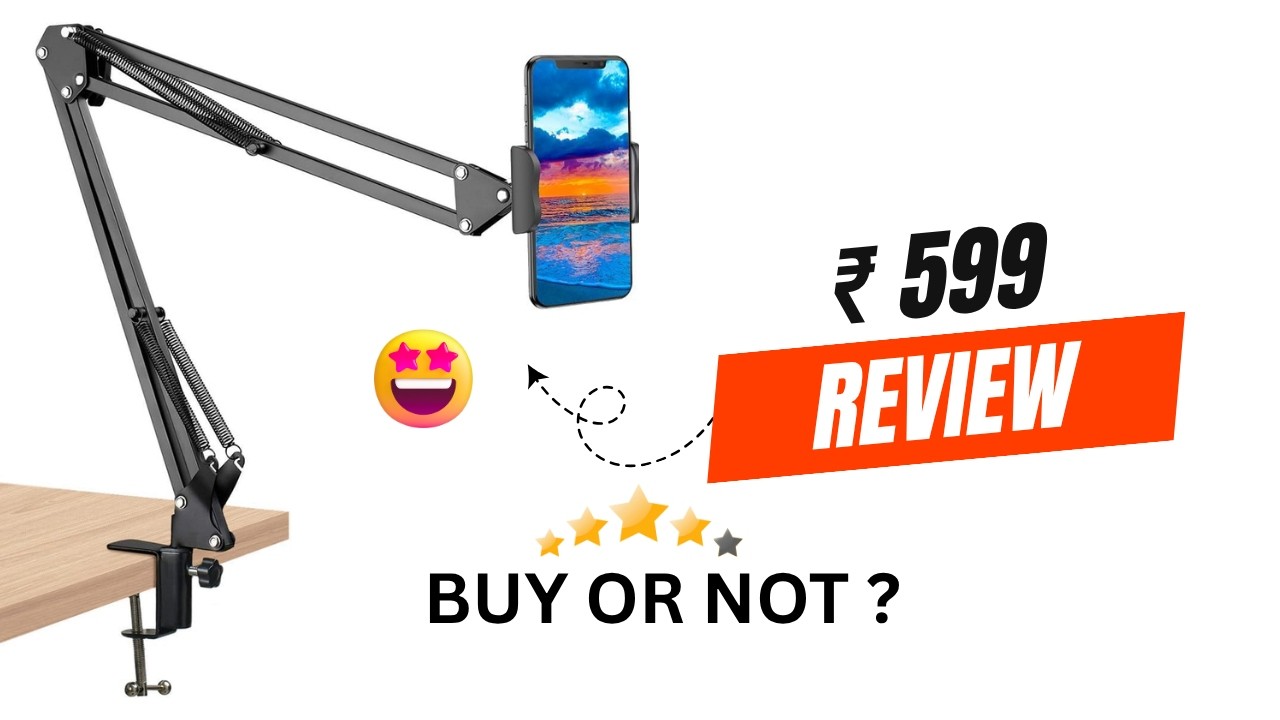 Elfora Phone Holder with Long Arm [Unboxing & Review]