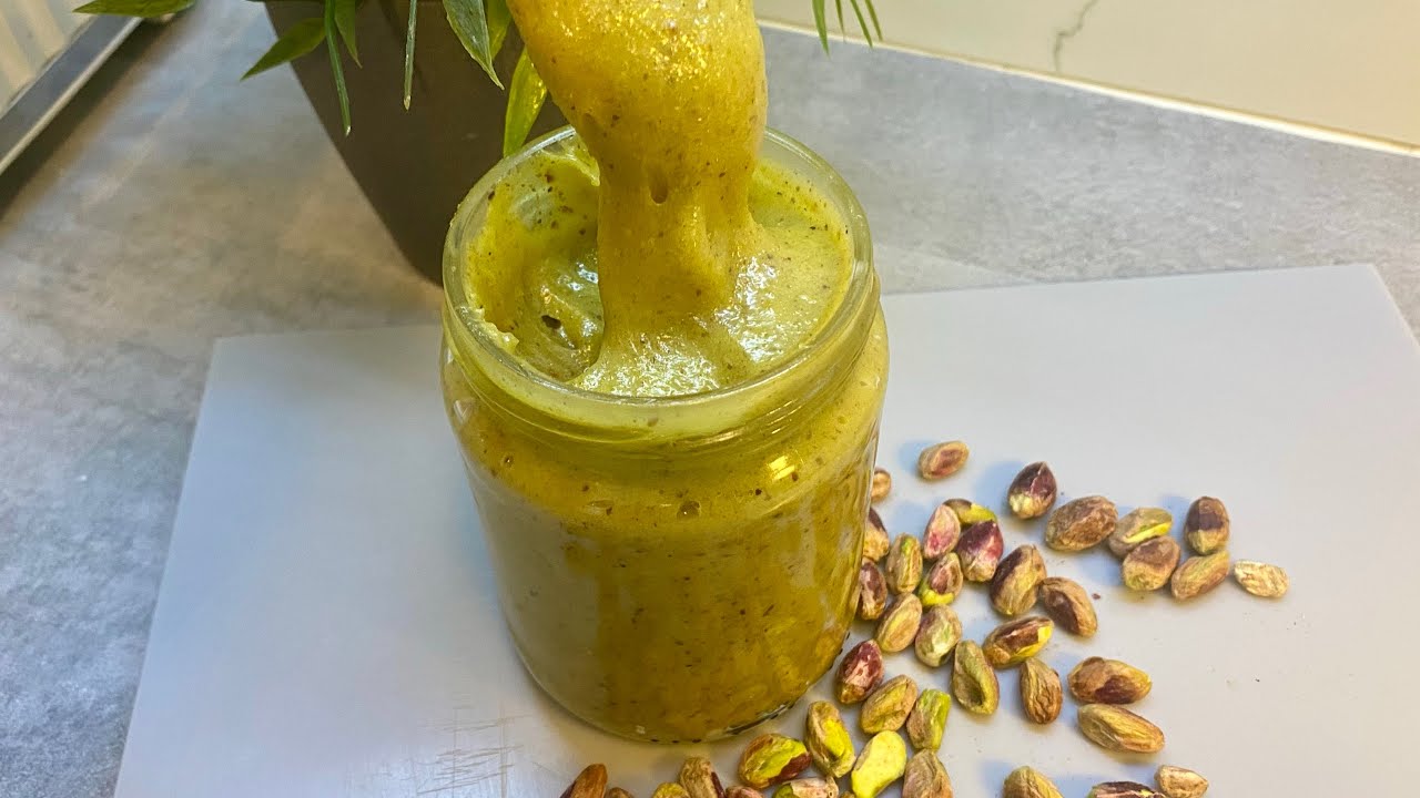دروست کردنی زبدەی فستق بە ئاسانترین رێگا/ pistachio butter