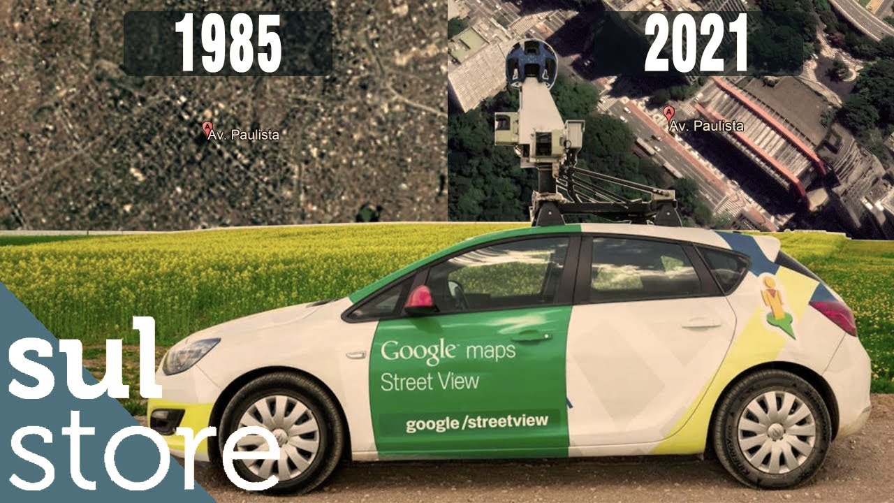 VEJA IMAGENS ANTIGAS DO GOOGLE MAPS E STREET VIEW EM SATÉLITE E  360 GRAUS