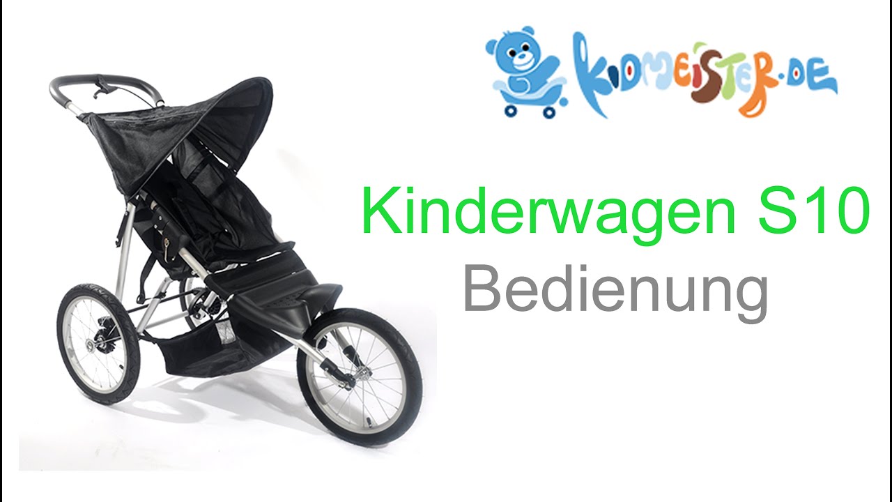 Kinderwagen S10 Bedienung