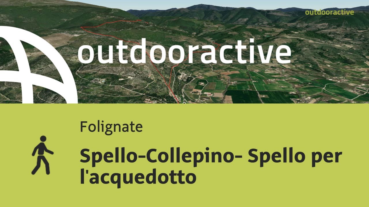 Spello-Collepino- Spello per l'acquedotto