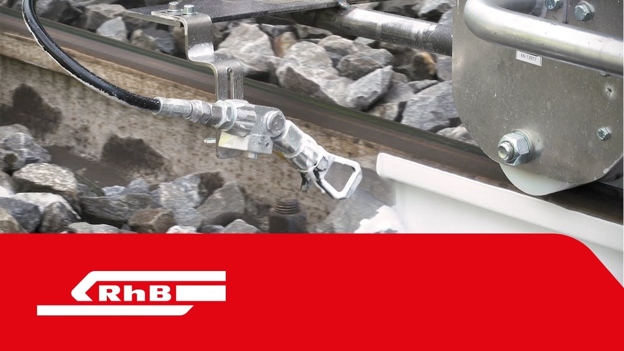 Weisse Schienen bei der RhB