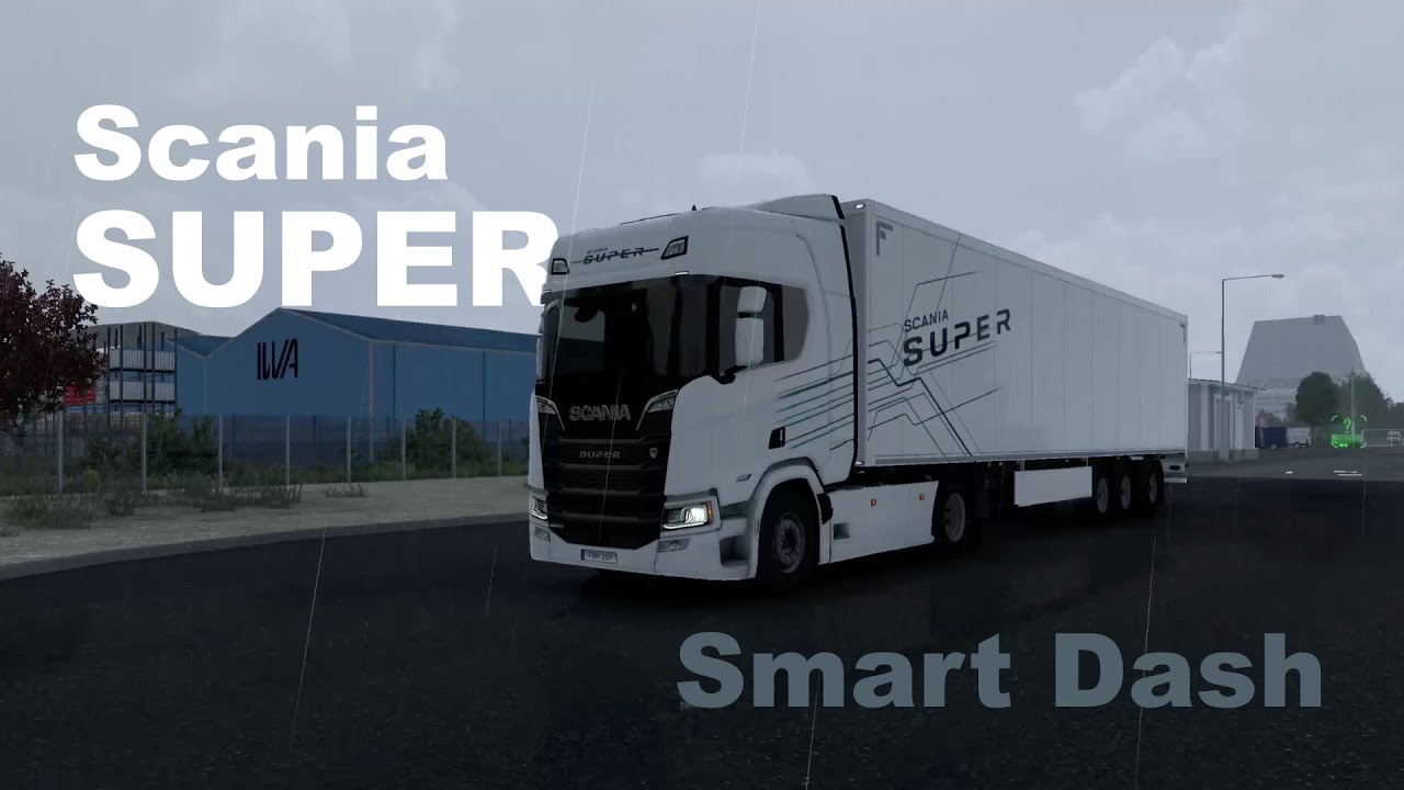 Scania SUPER with Smart Dash | Copenhagen - Berlin | Canned Tuna | Euro Truck Simulator 2