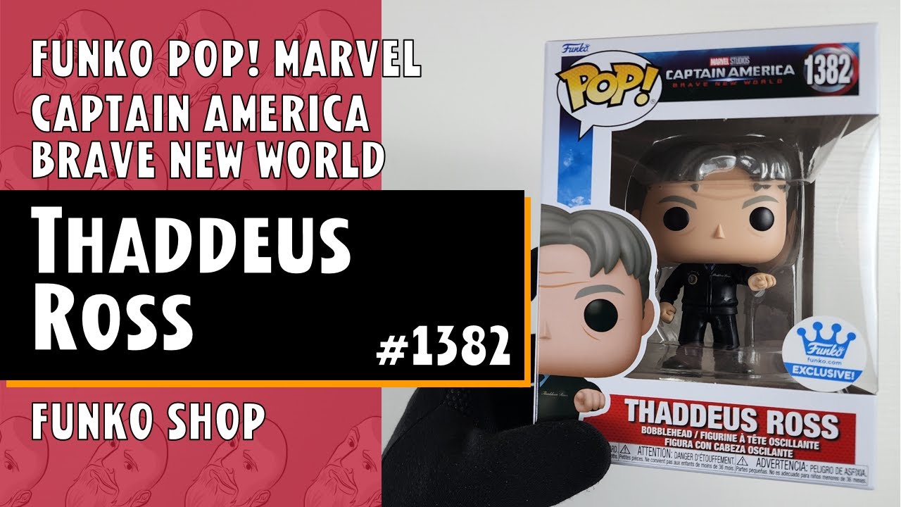 Thaddeus Ross Funko Pop  - 1382 - Captain America Brave New World - Funko Shop