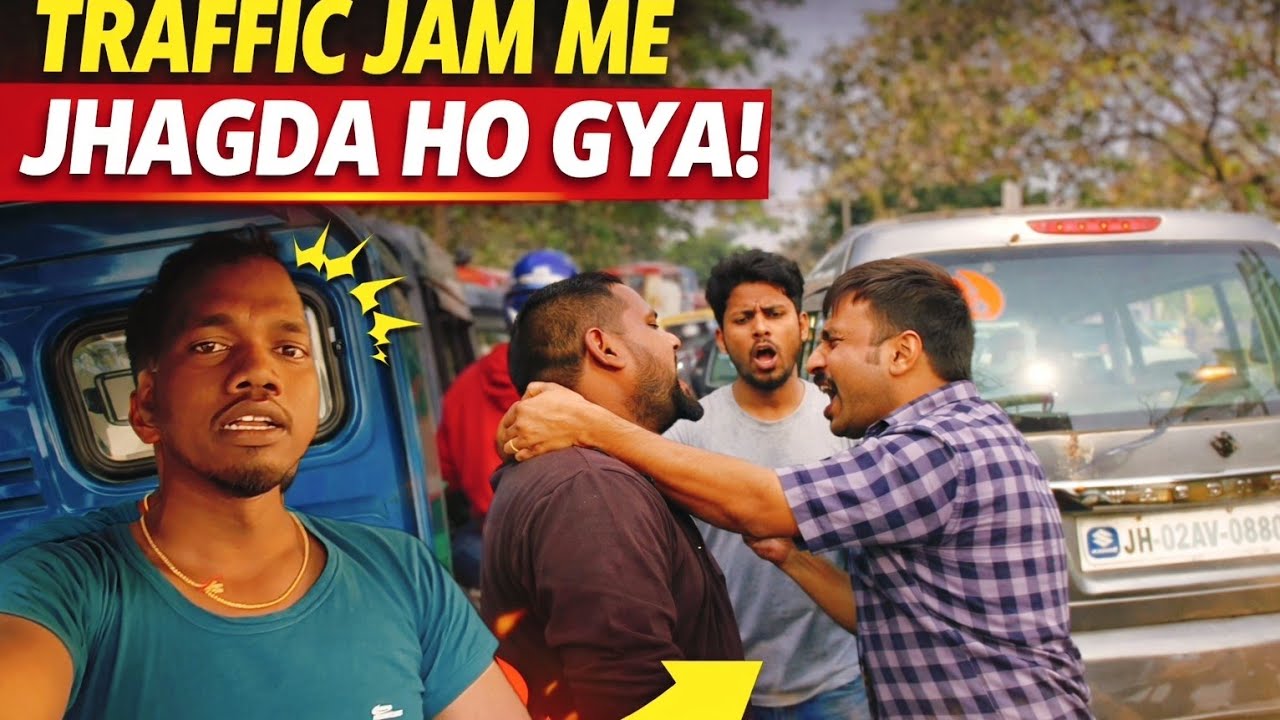 Aaj traffic jam me fans gaye 😣😠😠