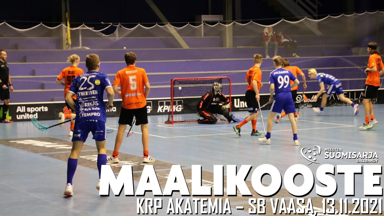 Suomisarja: KrP Akatemia–SB Vaasa, Maalikooste