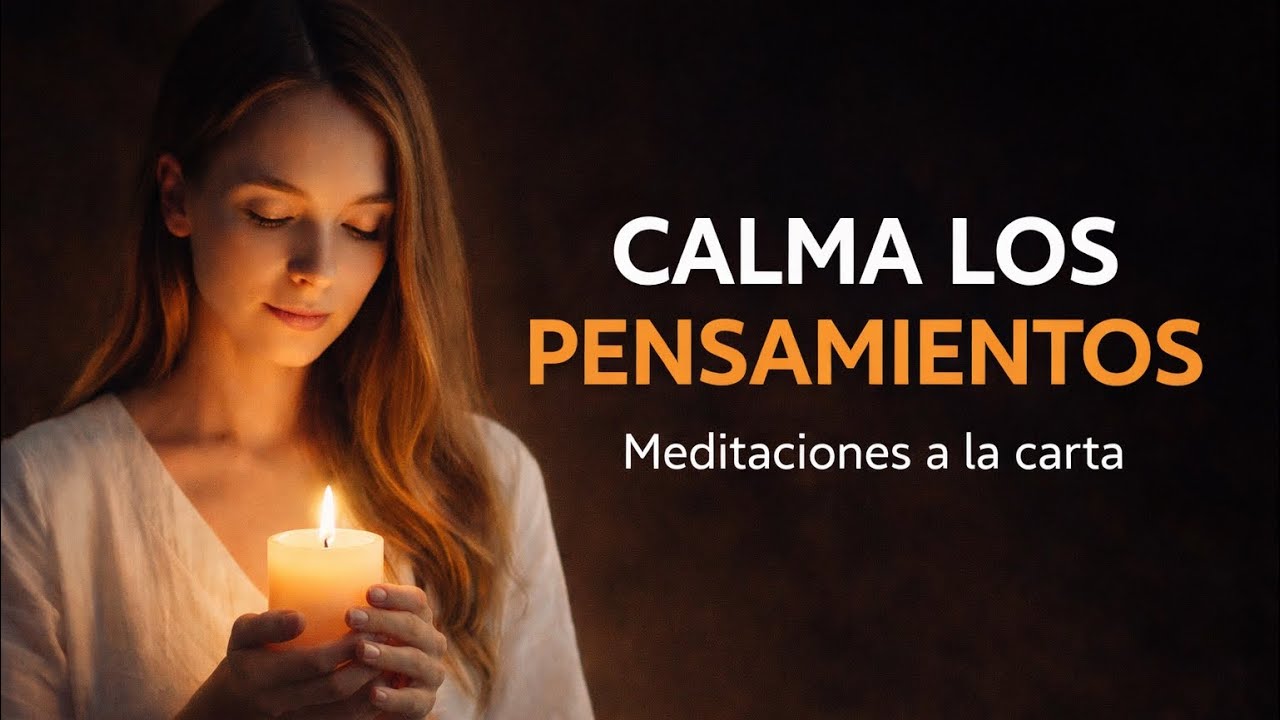 Meditación guiada para calmar los pensamientos | Ansiedad y mente en calma