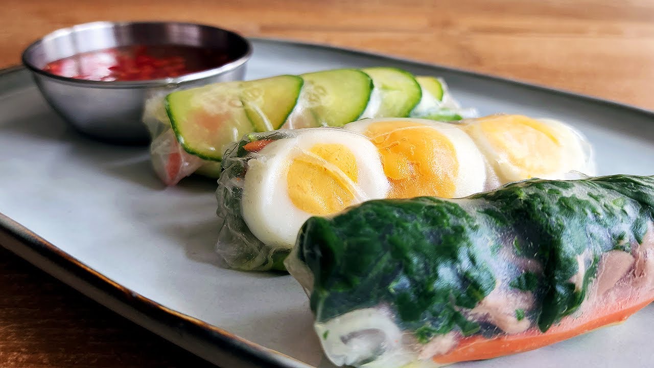 3 Rice Paper Roll Recipes for Breakfast