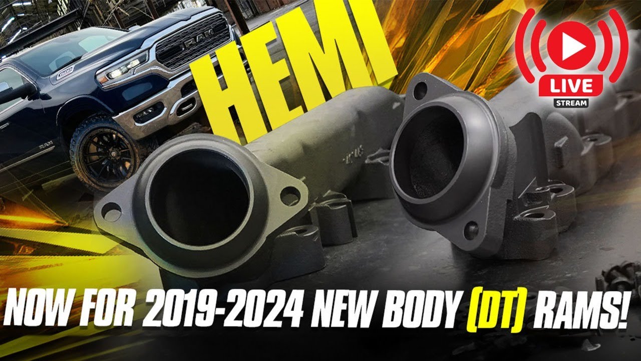 EXHAUST MANIFOLD KIT RAM 5.7L HEMI 1500 DT 2019-2024