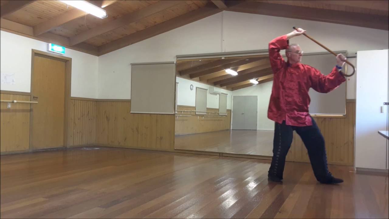 Walking Stick / cane Yang Style Tai Chi Beijing 24 Forms.