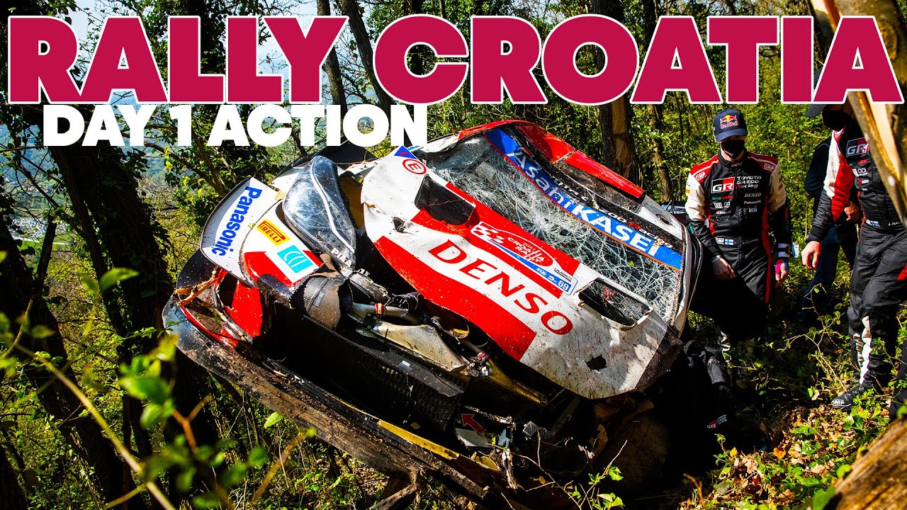 Rally Croatia: High Speed Highlights From Day 1 | WRC 2021