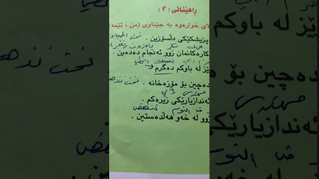 حل تمارين الضمائر المنفصلة للصف الخامس اعدادي